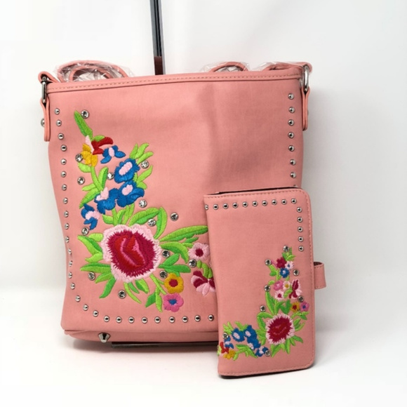 Montana West Handbags - American Bling Concealed Carry Crossbody+ Wallet!